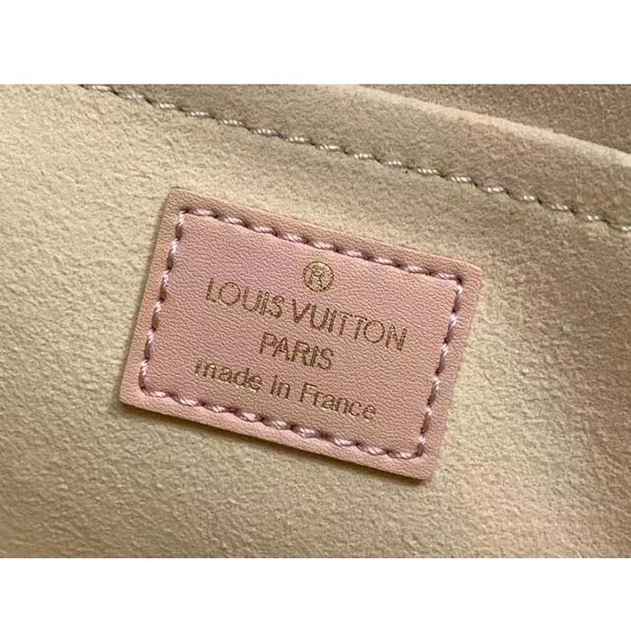 Louis Vuitton LV Women Mini Dauphine Handbag Pink Epi Grained Cowhide Leather