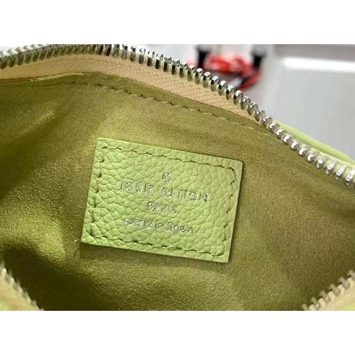 Louis Vuitton LV Women Mini Moon Green Monogram Empreinte Embossed Supple Grained Cowhide Leather