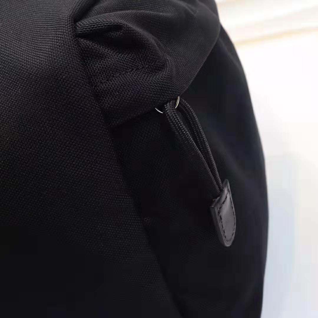 Gucci GG Men Technical Canvas Duffle in Black Technical Canvas