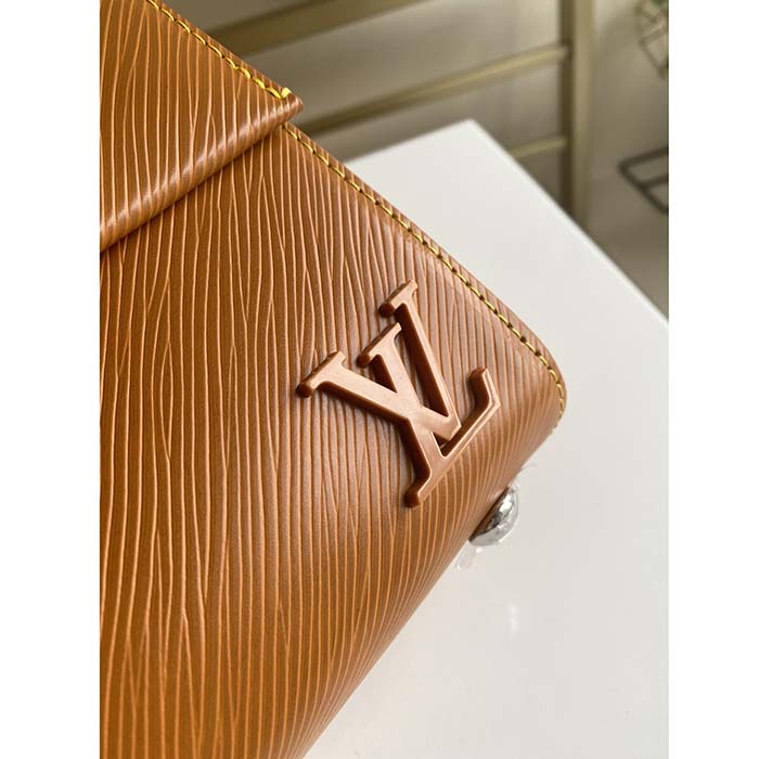Louis Vuitton LV Women Cluny Mini Gold Miel Epi Grained Smooth Cowhide Leather