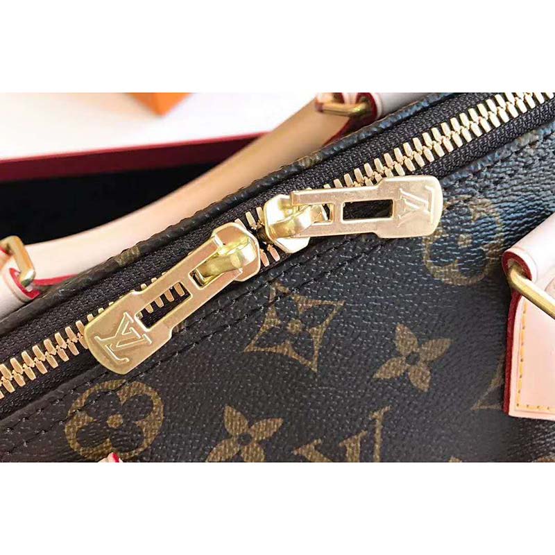 Louis Vuitton LV Women Speedy Bandoulière 25 in Signature Monogram Canvas-Brown