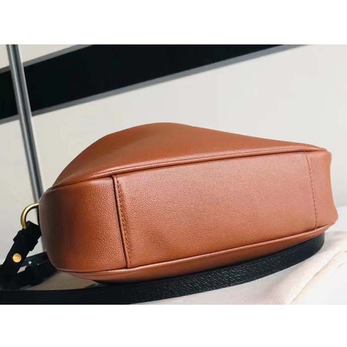 Gucci Women GG Diana Small Shoulder Bag Cuir Black Leather Double G