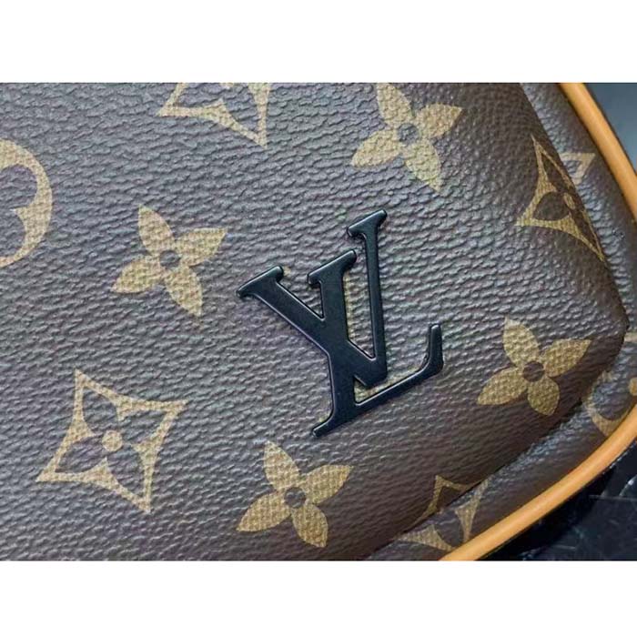 Louis Vuitton LV Unisex Avenue Slingbag NM Brown Monogram Macassar Coated Canvas
