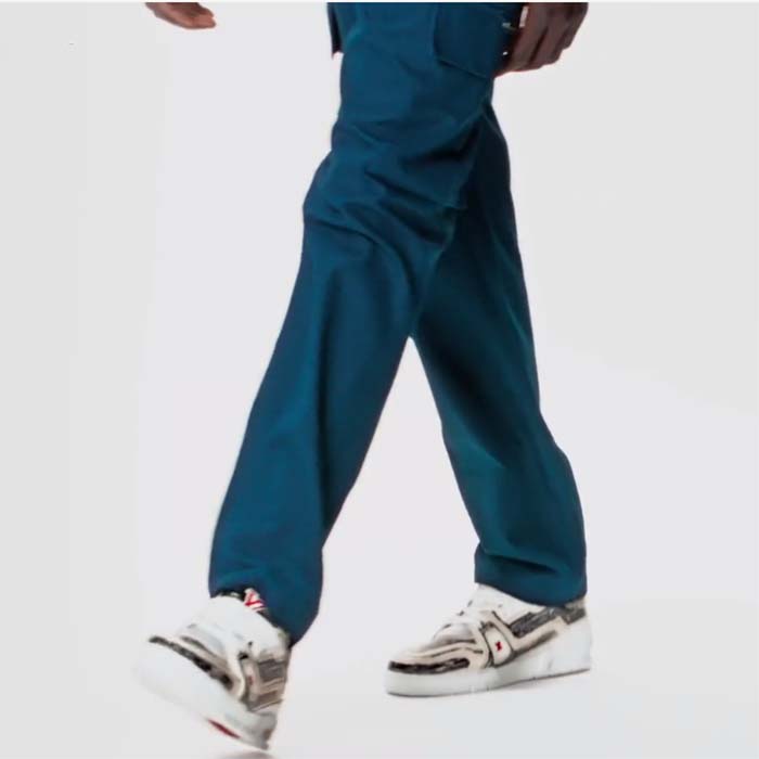 Louis Vuitton Unisex LV Trainer Sneaker Black Printed Calf Leather Rubber Outsole Initials