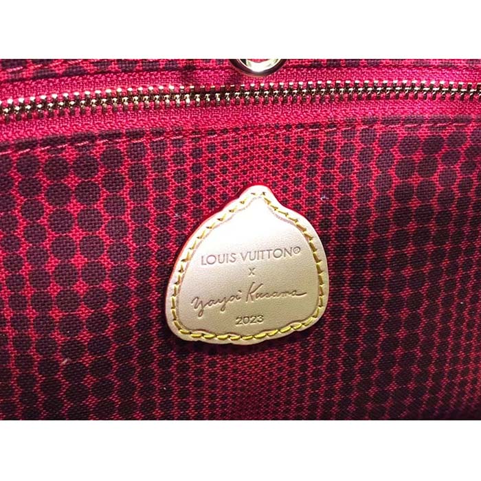Louis Vuitton LV Women LV x YK OnTheGo PM​ Monogram Coated Canvas 3D Painted Dots Print