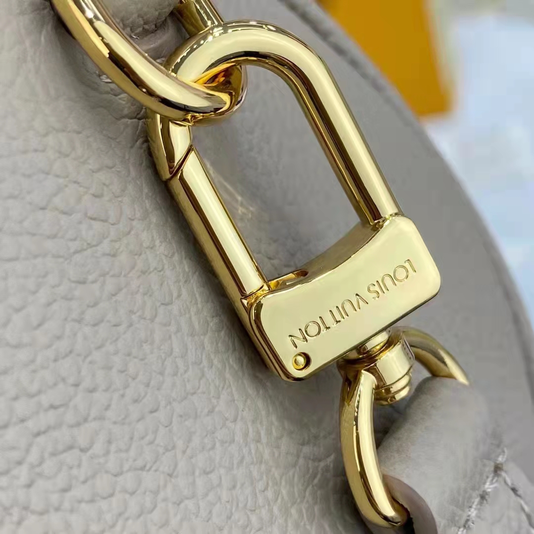 Louis Vuitton Women Papillon BB Dove Cream Embossed Supple Grained Cowhide Leather