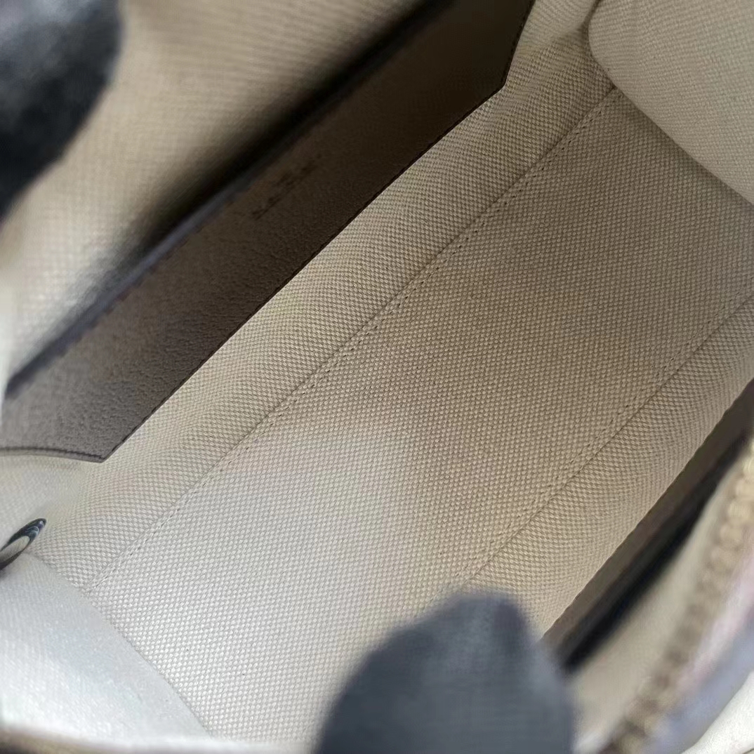 Gucci GG Unisex Ophidia GG Messenger Bag Beige Ebony GG Supreme Canvas