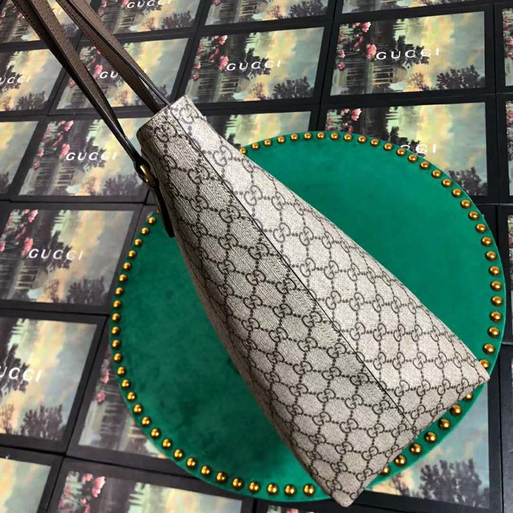 Gucci GG Women Ophidia GG Medium Tote-Brown