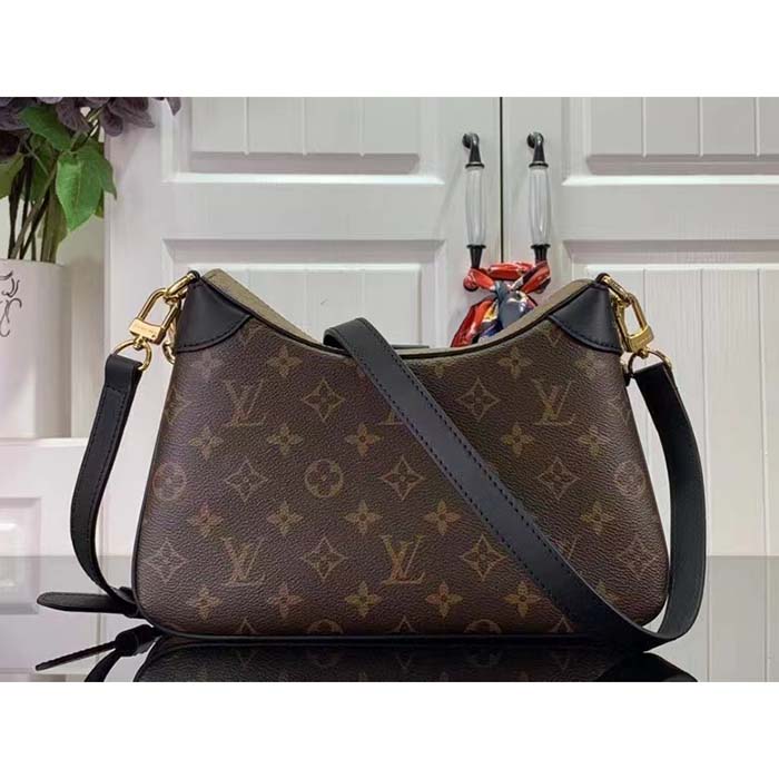 Louis Vuitton Women LV Twinny Monogram Reverse Coated Canvas Cowhide Leather