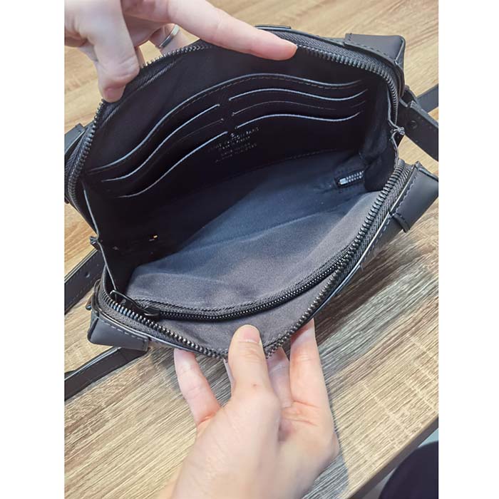 Louis Vuitton LV Unisex Soft Trunk Wearable Wallet Black Monogram Eclipse Coated Canvas