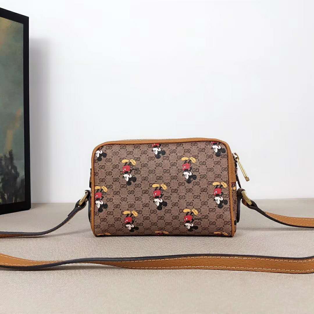 Gucci GG Women Disney x Gucci Shoulder Bag GG Supreme Canvas