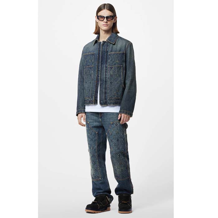 Louis Vuitton Unisex LV Trainer Maxi Black Suede Calf Leather Textile Laces Beads Rubber