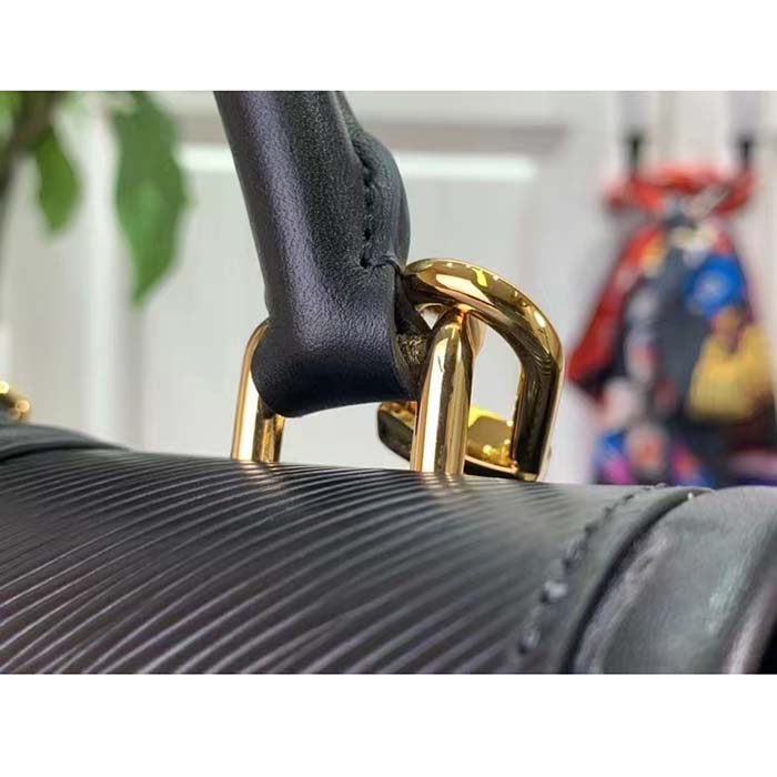 Louis Vuitton LV Women Hide Seek Black Epi Grained Smooth Cowhide Leather