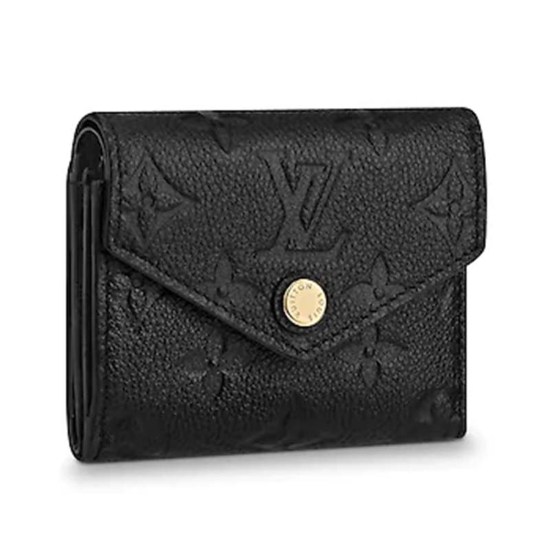 Louis Vuitton LV Women Zoé Compact Wallet Monogram Empreinte Leather