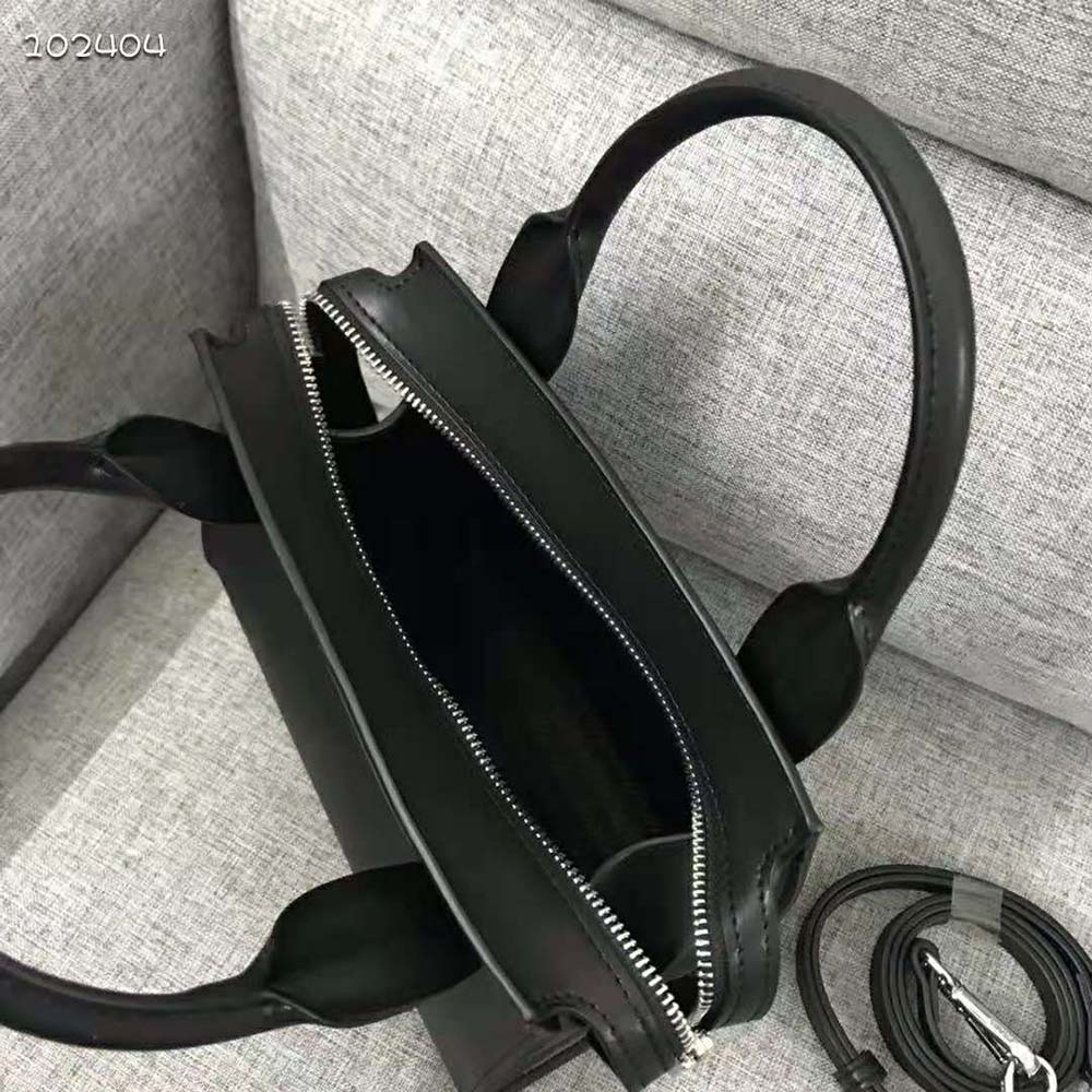 Prada Women Saffiano Leather Prada Kristen Handbag-Black