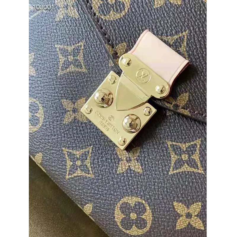 Louis Vuitton Unisex Pochette Métis Bag Monogram Coated Canvas Natural Cowhide