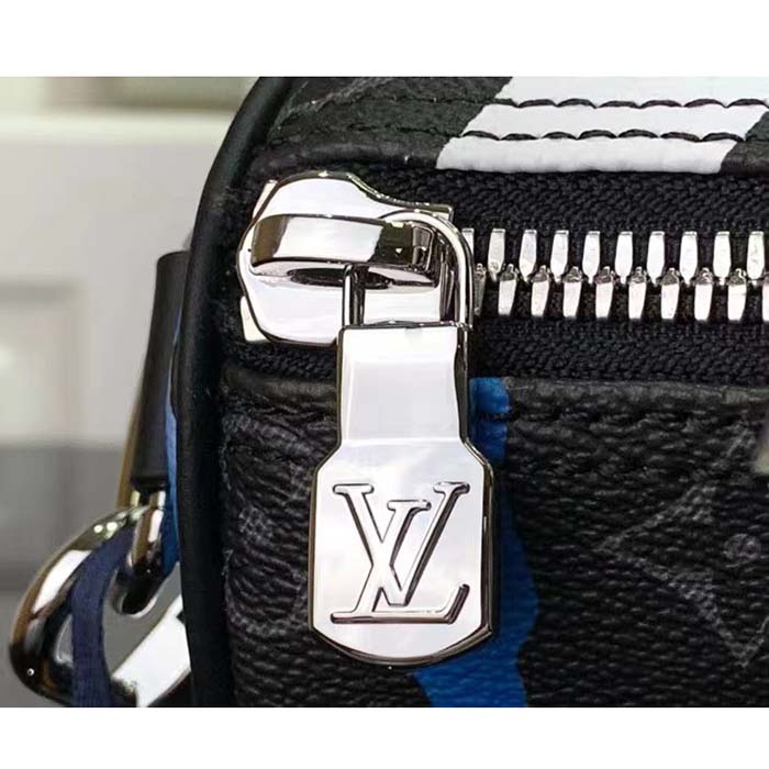 Louis Vuitton LV Unisex Keepall Bandoulière 25 Sunrise Eclipse Reverse Coated Canvas