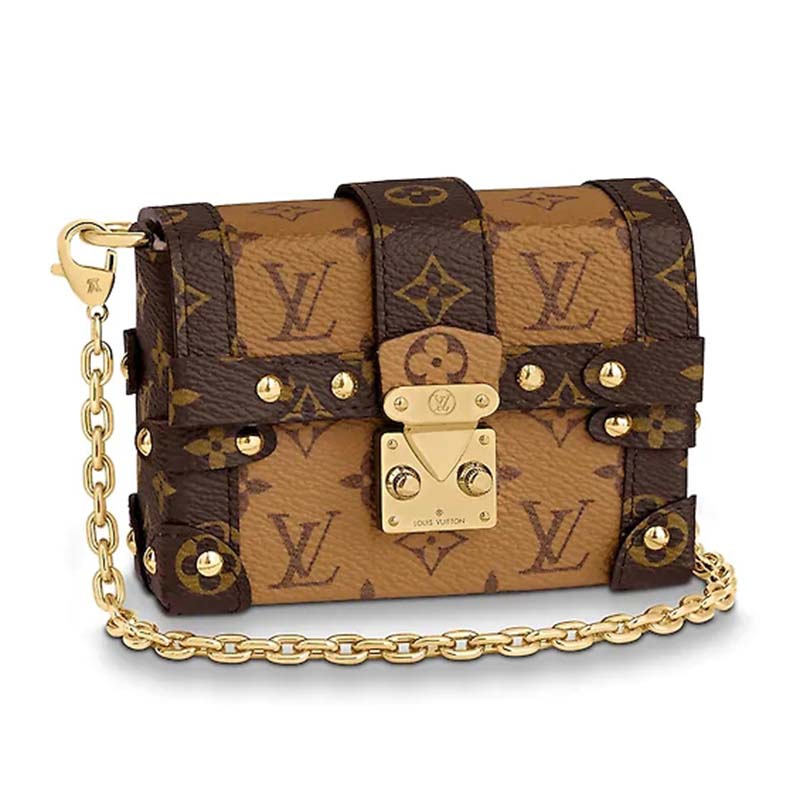 Louis Vuitton LV Women Essential Trunk Bag in Monogram Coated Canvas