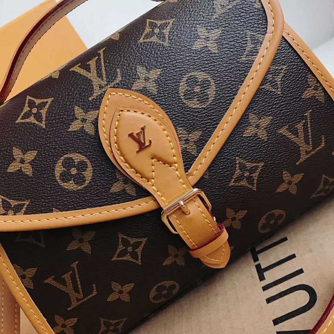 Louis Vuitton LV Women LV Ivy Bag in Monogram Coated Canvas-Brown