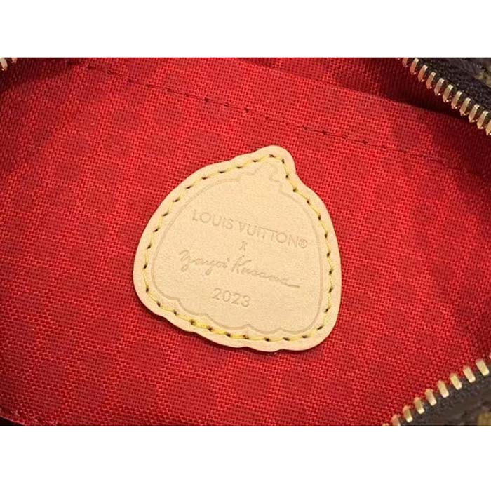 Louis Vuitton Women LVxYK Square Monogram Coated Canvas 3D Painted Dots Print