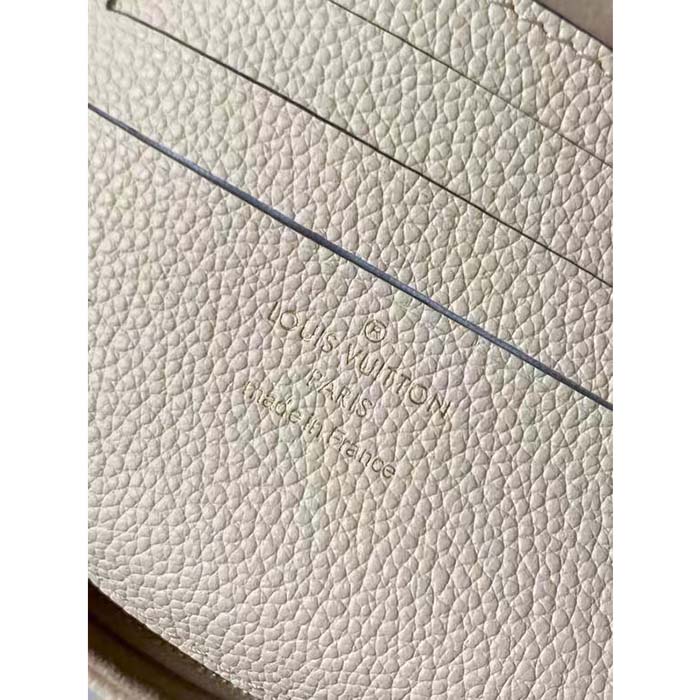 Louis Vuitton Women LV Wallet On Chain Ivy Cream Monogram Embossed Supple Grained Cowhide Leather