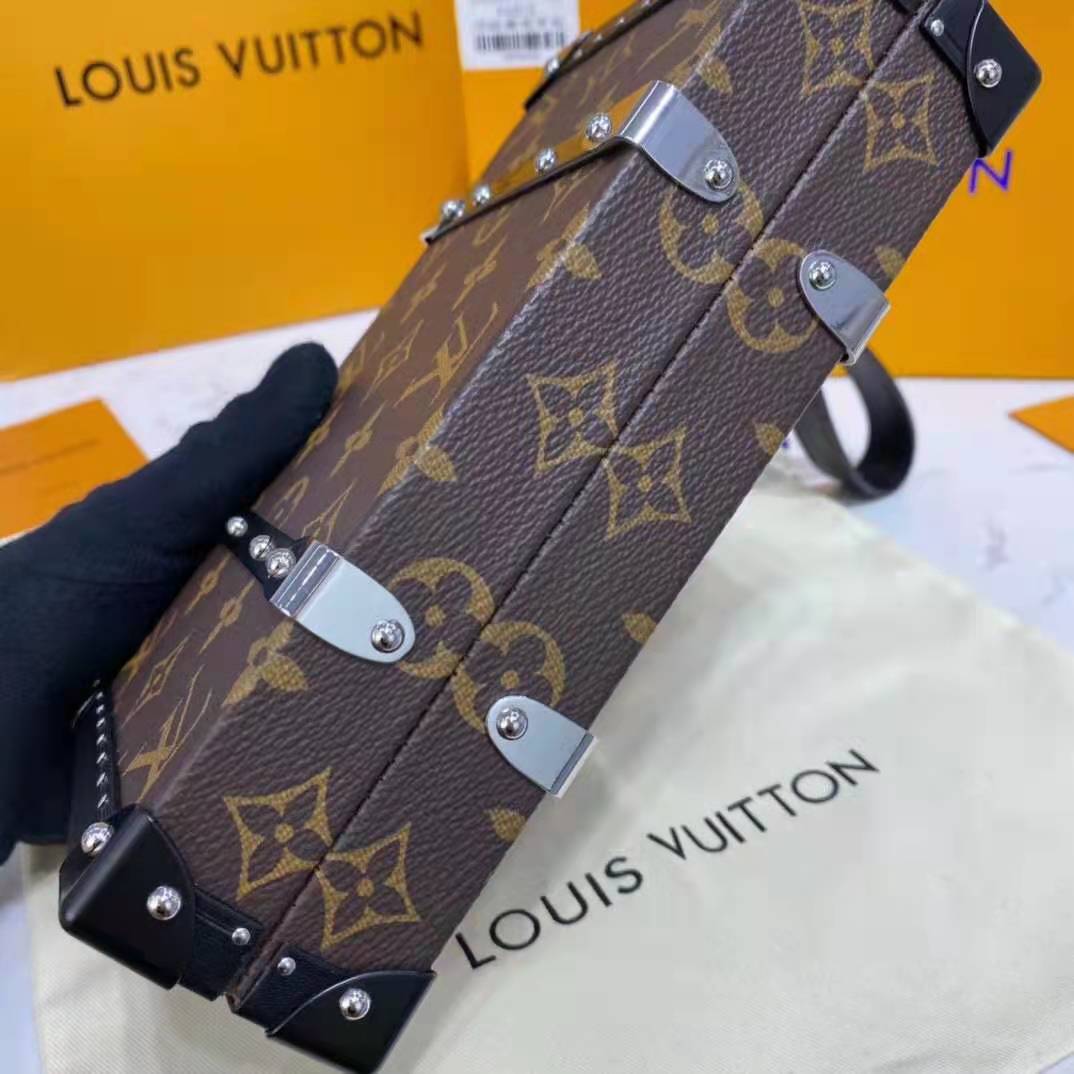 Louis Vuitton LV Unisex Wallet Trunk Monogram Coated Canvas Cowhide Leather