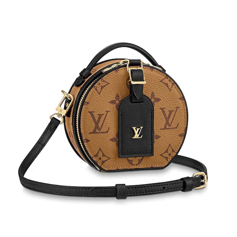 Louis Vuitton LV Women Mini Boîte Chapeau Bag in Monogram Coated Canvas