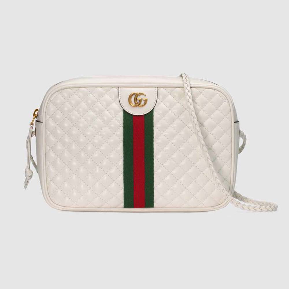 Gucci GG Women Quilted Leather Small Shoulder Bag