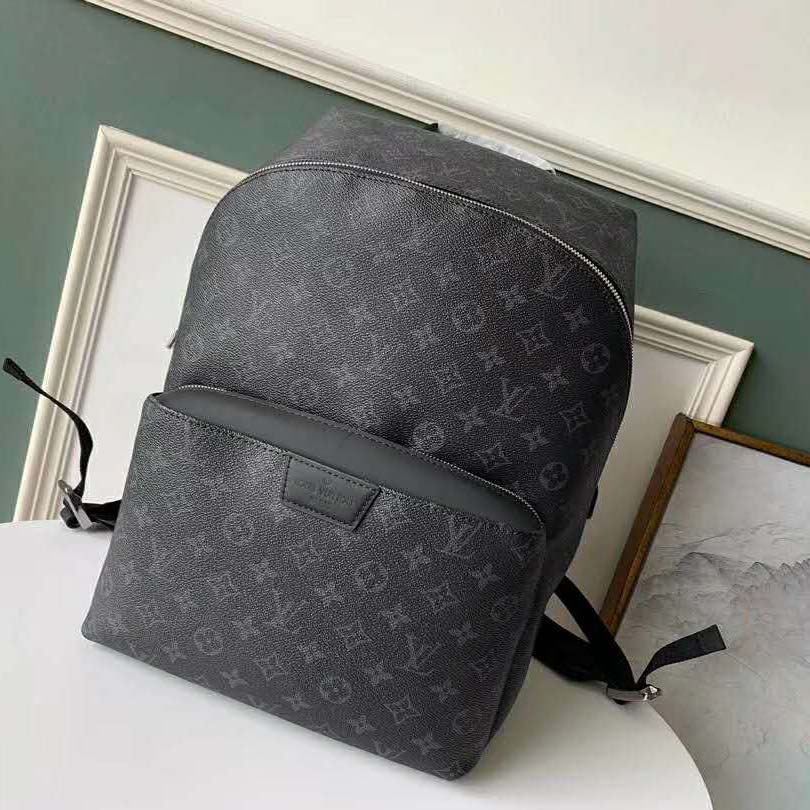 Louis Vuitton LV Unisex Discovery Backpack PM in Supple Monogram Eclipse Coated Canvas