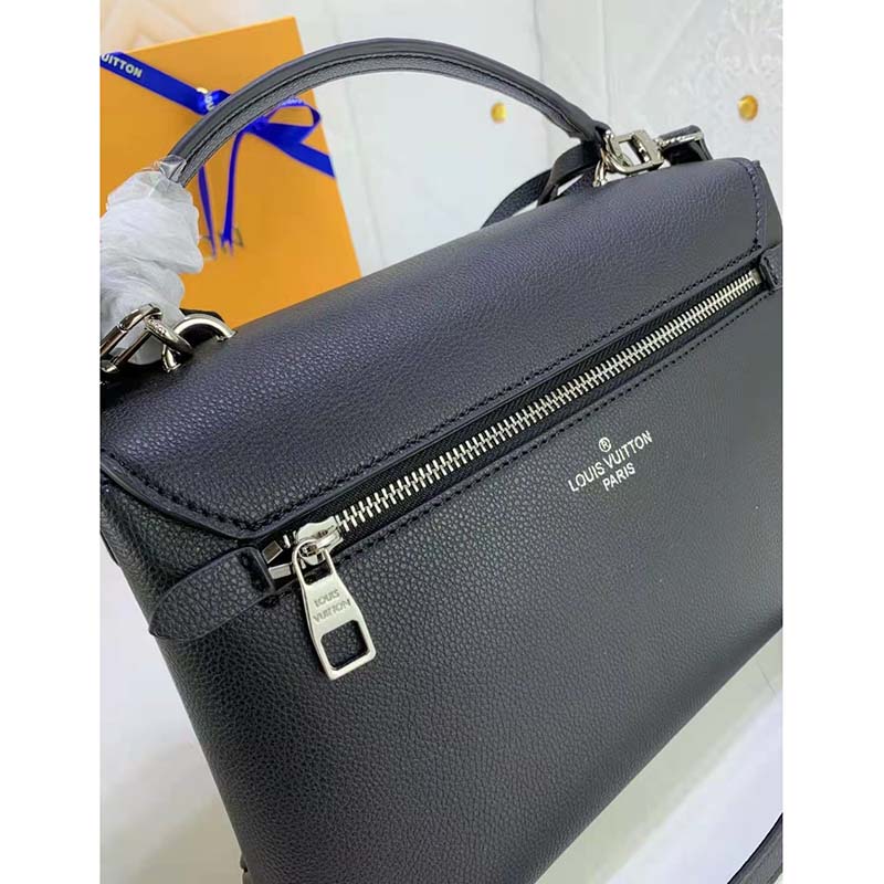 Louis Vuitton LV Women Mylockme Chain Bag Black Soft Grained Calfskin