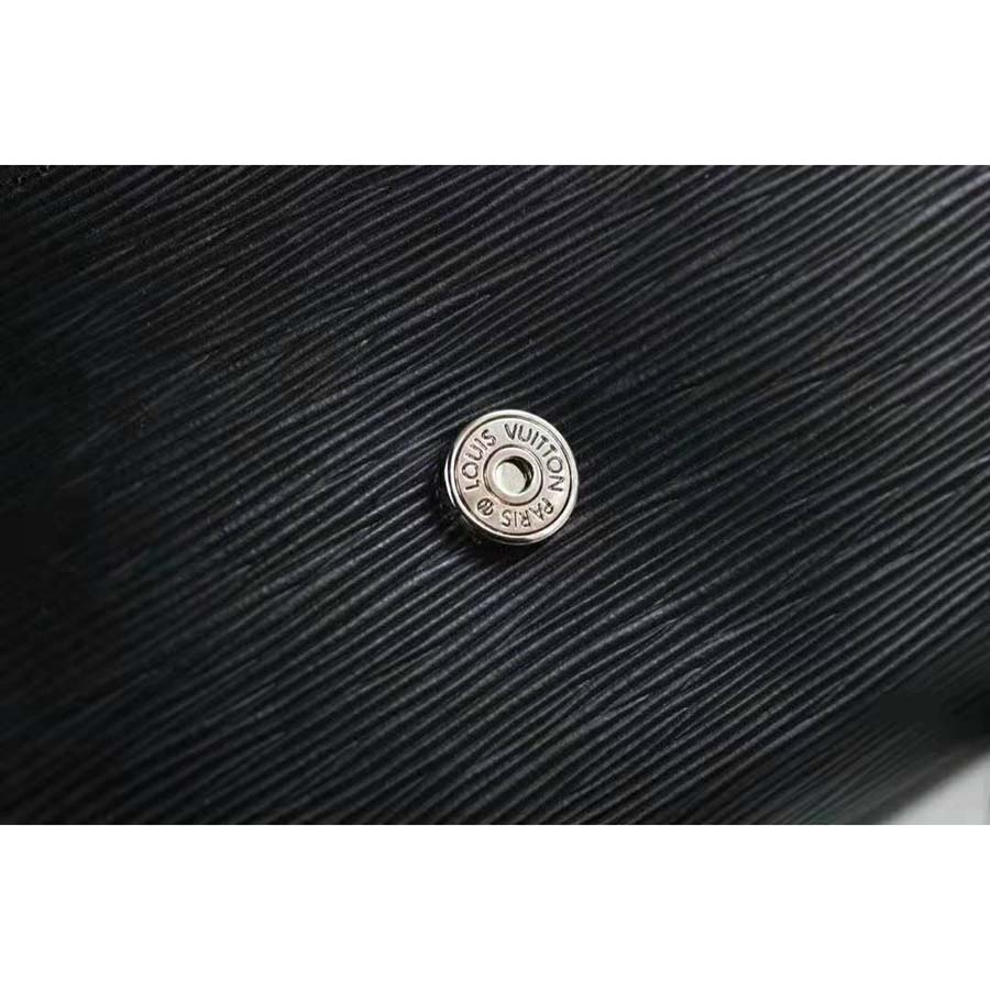 Louis Vuitton LV Women Cléry Pochette Bag in Epi Grained Cowhide Leather-Black