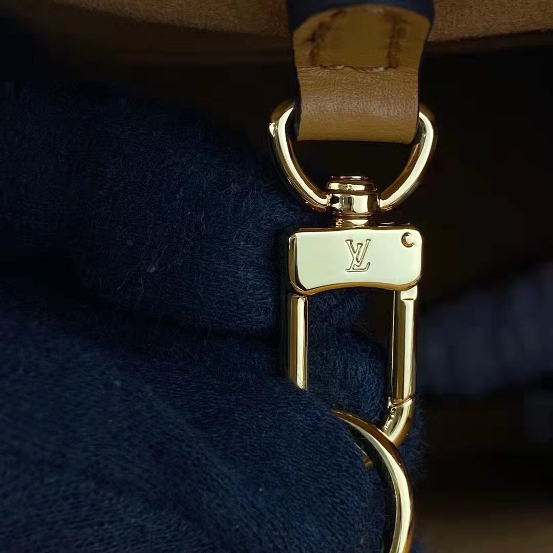 Louis Vuitton LV Women OnTheGo MM Tote Bag Since 1854 Jacquard Cowhide Leather