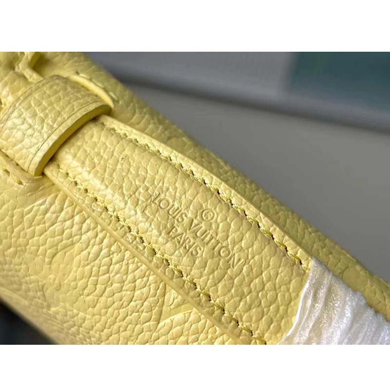Louis Vuitton LV Women Micro Métis Yellow Monogram Empreinte Embossed Supple Grained Cowhide