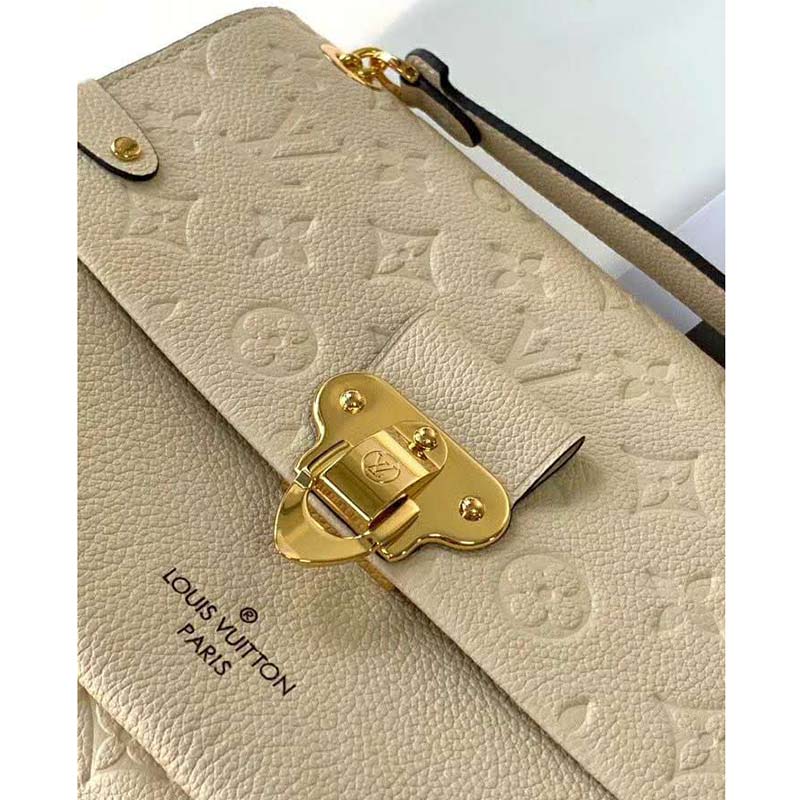 Louis Vuitton LV Women Vavin BB Monogram Empreinte Leather-Beige