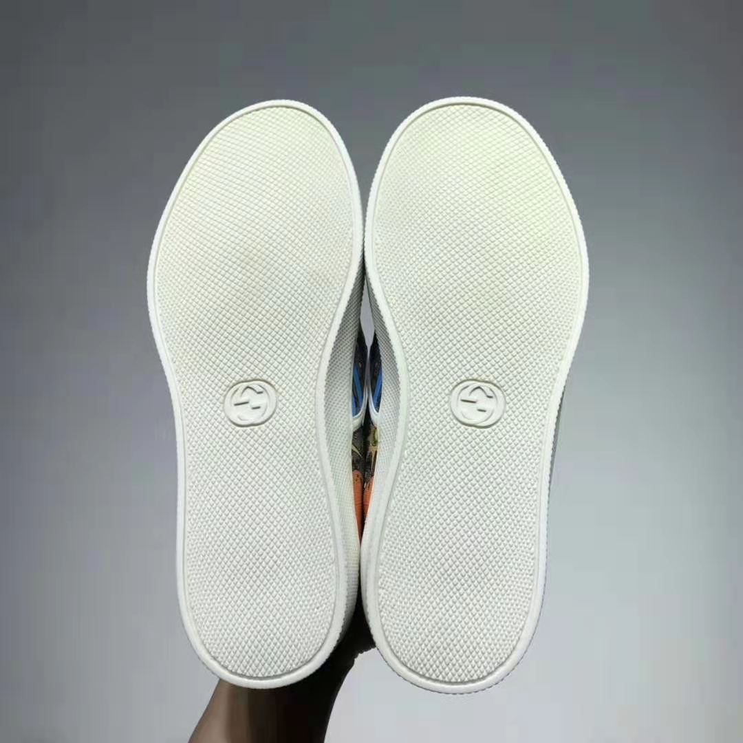 Gucci GG Unisex Disney x Gucci Donald Duck Ace Sneaker Beige GG Supreme Canvas