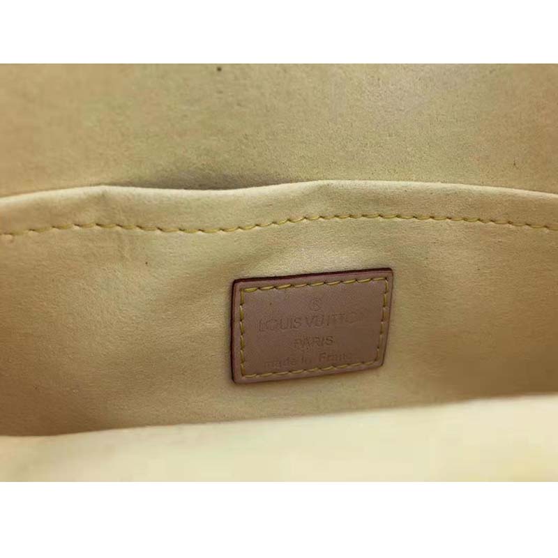 Louis Vuitton LV Women Dauphine MM Handbag in Monogram Canvas-Pink