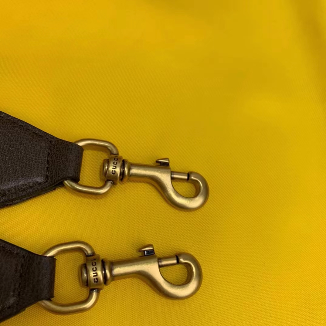 Gucci Unisex Adidas x Gucci Large Duffle Bag Beige Brown GG Crystal Canvas