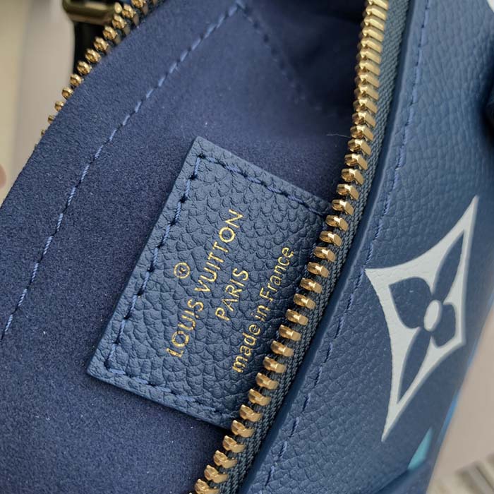 Louis Vuitton LV Women Seedy Bandoulière 20 Dégradé Blue Embossed Supple Cowhide Leather