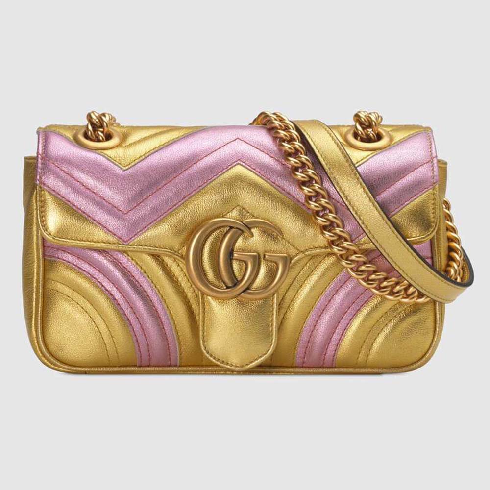 Gucci GG Women GG Marmont Mini Matelassé Bag