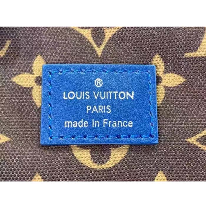 Louis Vuitton LV Unisex Avenue Slingbag NM Atlantic Blue Monogram Coated Canvas
