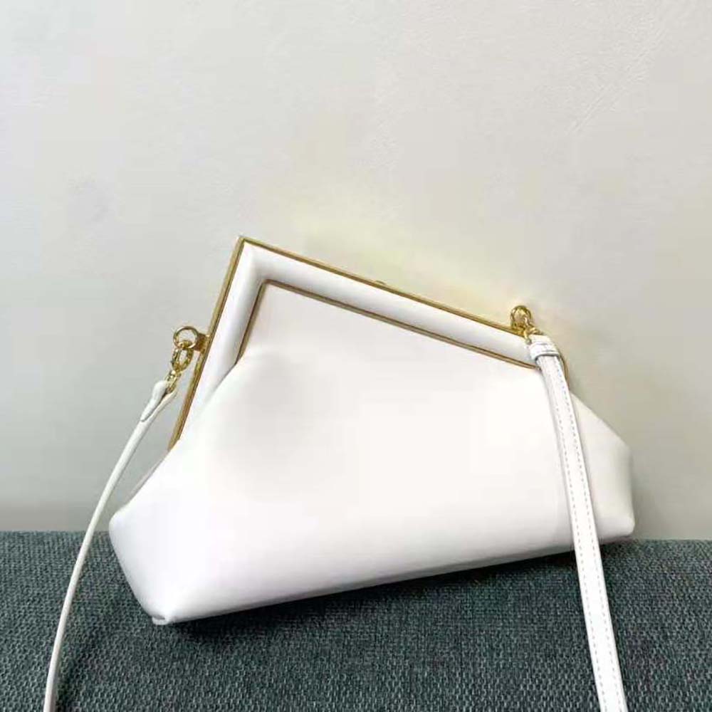 Fendi Women First Small White Leather Bag