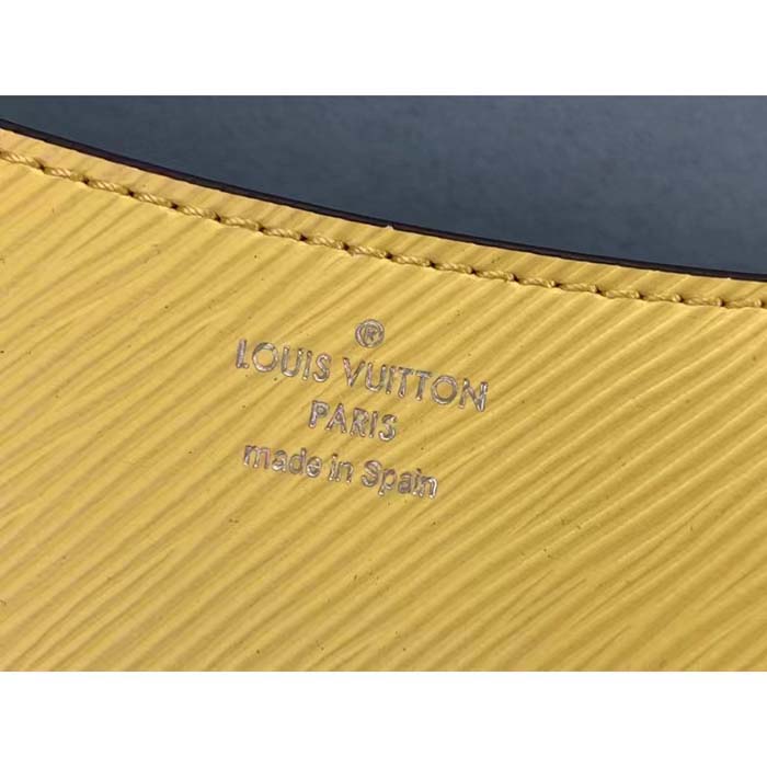 Louis Vuitton LV Women Buci Crossbody Yellow Epi Grained Cowhide Leather