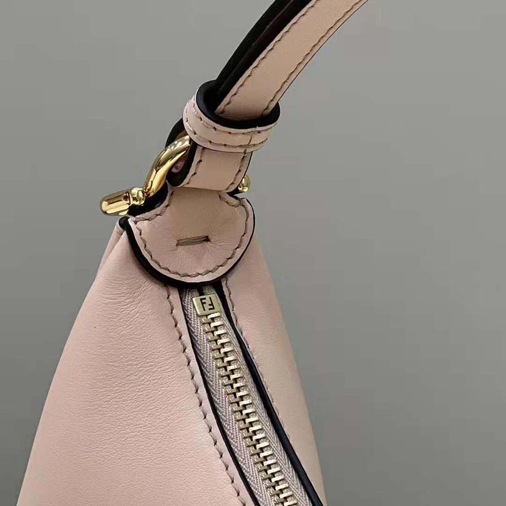Fendi Women Fendigraphy Small Pale Pink Leather Bag