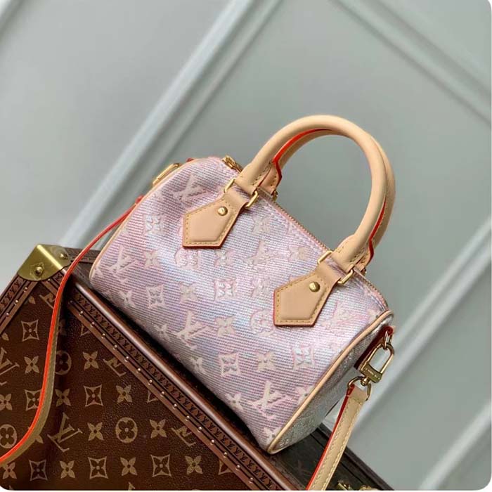 Louis Vuitton LV Women Seedy Bandoulière 20 Pink Monoglam Rose Monoglam Coated Canvas