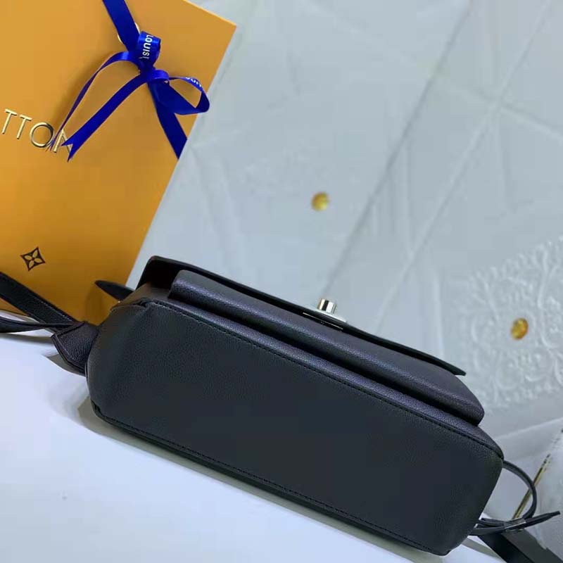 Louis Vuitton LV Women Mylockme Chain Bag Black Soft Grained Calfskin