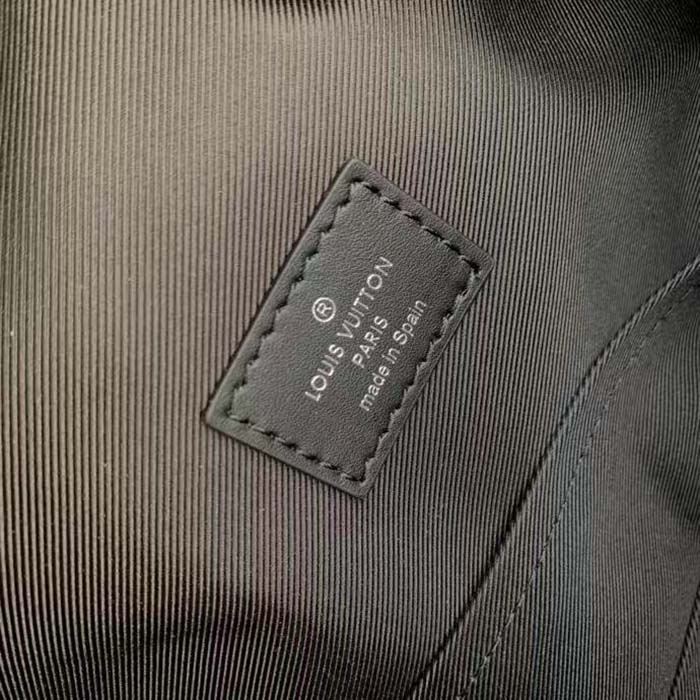 Louis Vuitton LV Unisex Discovery Backpack PM Monogram Eclipse Coated Canvas Cowhide Leather