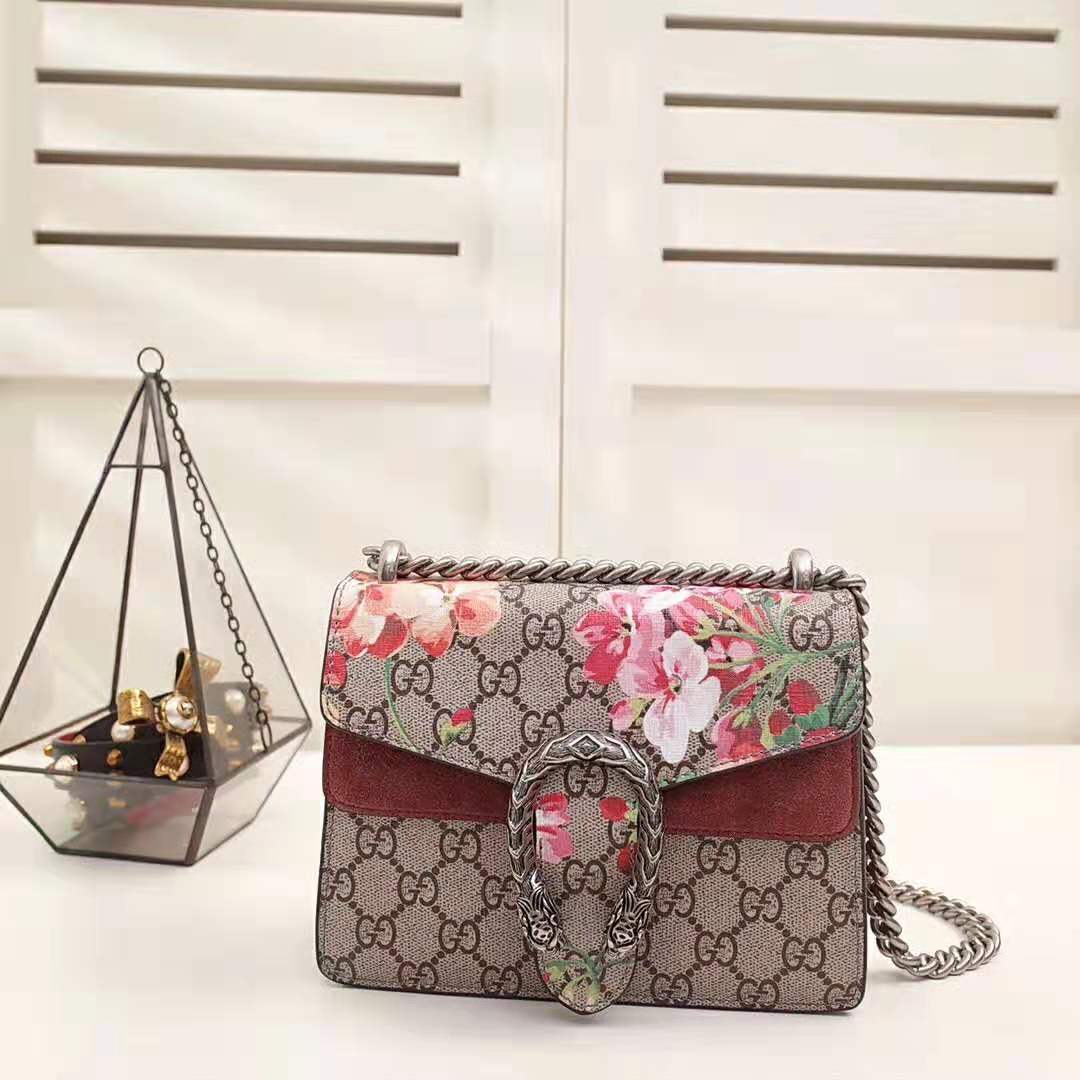 Gucci GG Women Dionysus GG Blooms Mini Bag