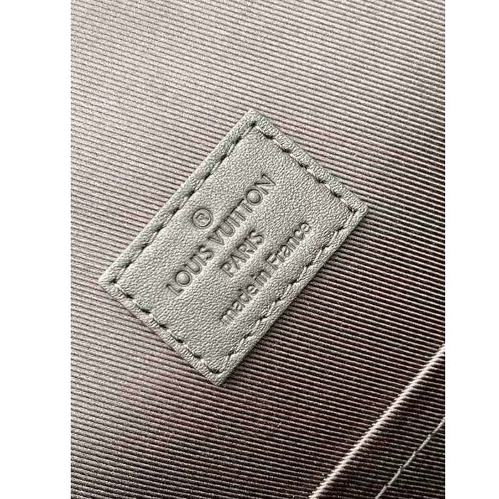 Louis Vuitton LV Unisex Archy Messenger MM Bag Monogram Macassar Coated Canvas