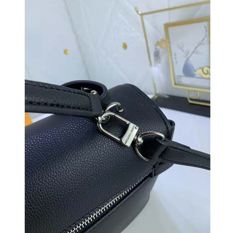 Louis Vuitton LV Women Mylockme Chain Bag Black Soft Grained Calfskin