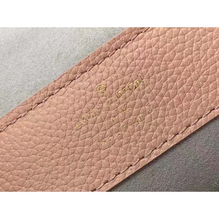 Louis Vuitton LV Women Lockme Ever Mini Handbag Pink Grained Calf Leather